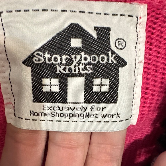 Storybook Knits for HSN Pink Tank Top with Zebra Trim and coordinating cardigan - Picture 3 of 11